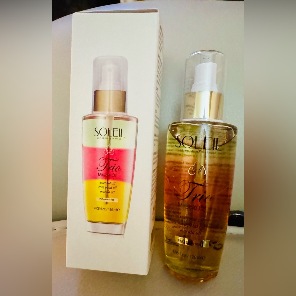 Soleil Trio Miracle Oil for the hair.